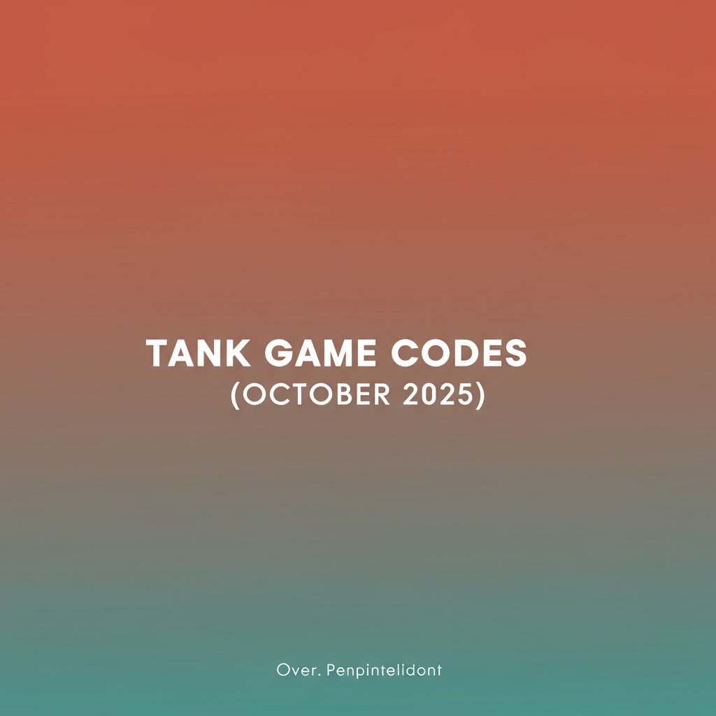 โค้ด Tank Game ล่าสุด (ต.ค. 68) แจกฟรี Gems & XP