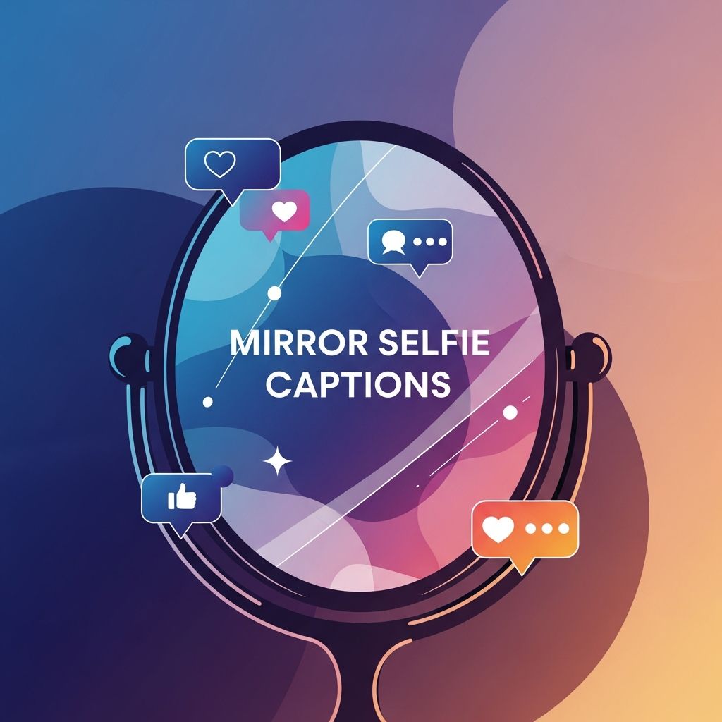 แคปชั่น Mirror Selfie 2025: เก๋ อ่อย กวน ครบ 100+ คำคม